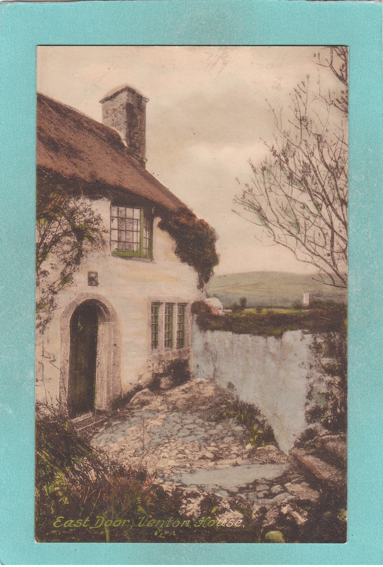 Old Postcard Of Venton House Nr Widecombe Dartmoor,England,K54. - Other & Unclassified