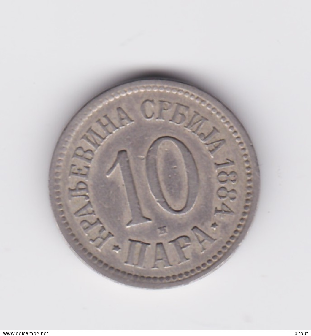 10 Para Serbie 1884 H  TTB/SUP - Servië