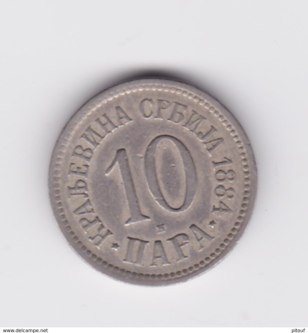 10 Para Serbie 1884 H  TTB/SUP - Serbie