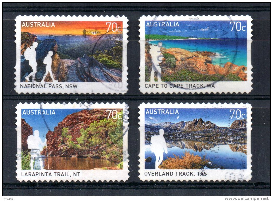 Australia - 2015 - Great Australian Walks (Self Adhesive) - Used - Oblitérés