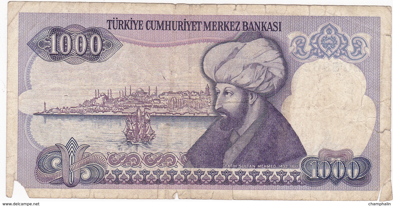 Turquie - Billet De 1000 Lira - 14 Janvier 1970 - Turkey