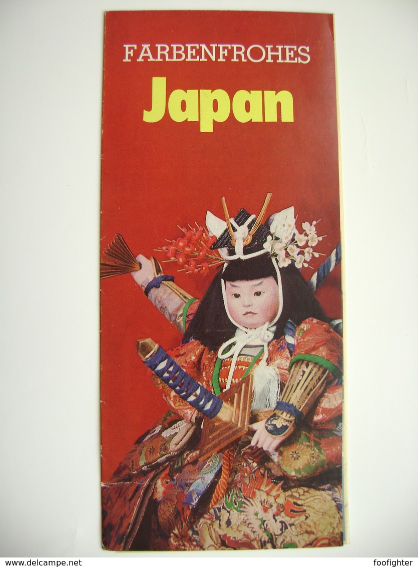 Farbenfrohes JAPAN - Das Ideale Ferienland - Klapp Faltblatt, 12 Seiten, Fotos - Asie & Proche Orient