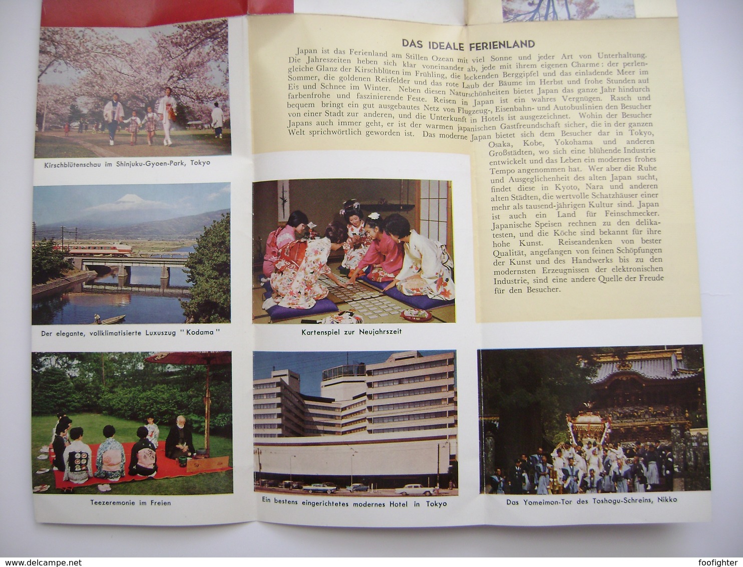 Farbenfrohes JAPAN - Das Ideale Ferienland - Klapp Faltblatt, 12 Seiten, Fotos - Asia & Vicino Oriente