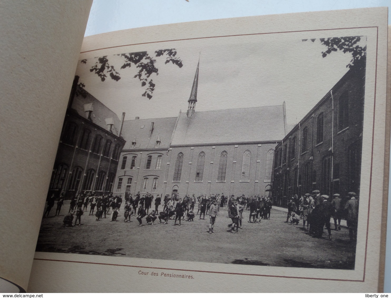 Oude CARNET Vieux ( Collège SAINT ANTOINE de PADOUE ) Anno 19?? ( zie/voir Photo voor/pour détail ) Kaft stuk !
