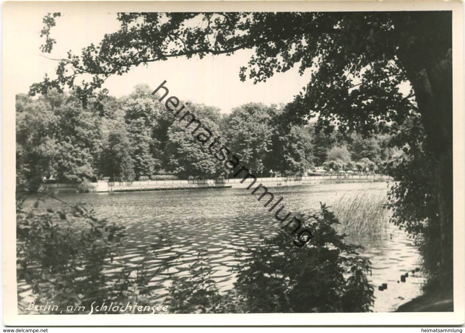 Berlin Zehlendorf - Schlachtensee - Foto-AK Grossformat - Verlag Bruno Schroeter Berlin - Zehlendorf