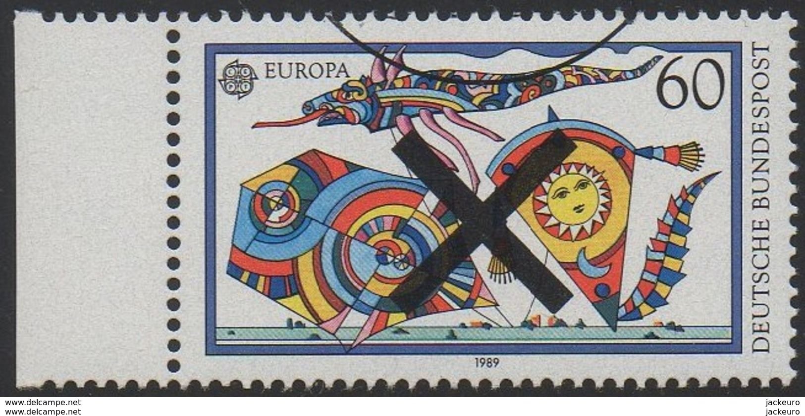 Europa 1989 ** Michel 1417 Mit Andreaskreuz - Avec Croix De Saint-Antoine Pour Annulation. TTB - 1989