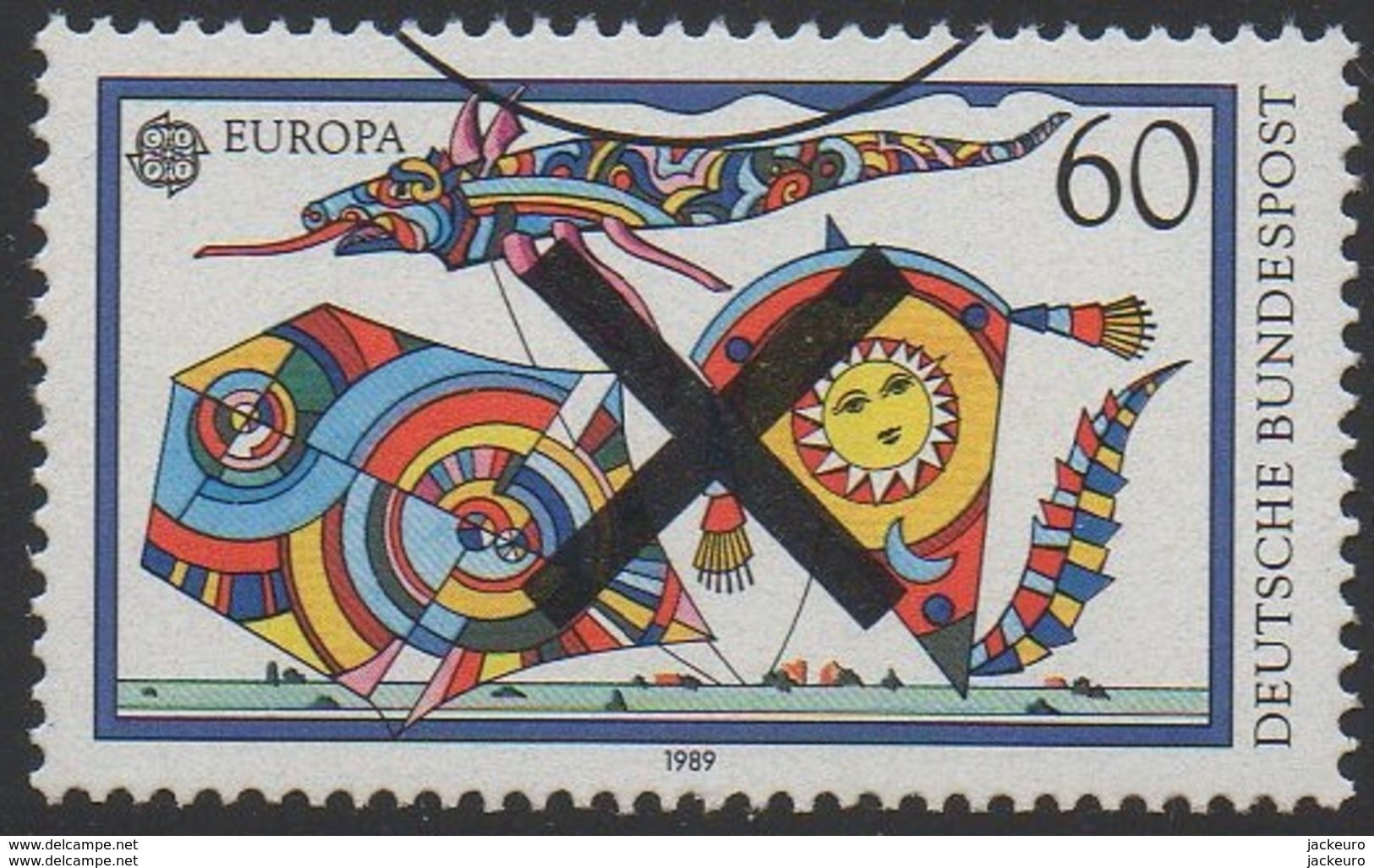 Europa 1989 ** Michel 1417 Mit Andreaskreuz - Avec Croix De Saint-Antoine Pour Annulation. TTB - 1989