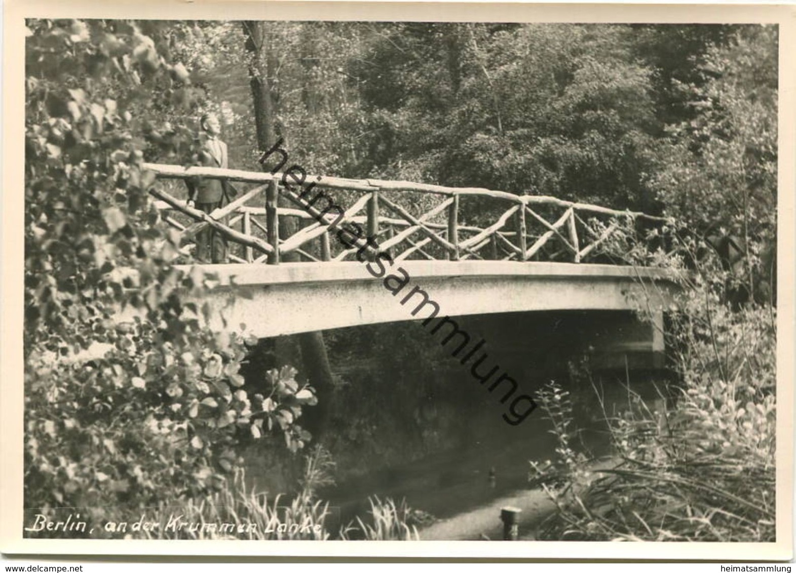 Berlin Zehlendorf - An Der Krummen Lanke - Foto-AK Grossformat - Verlag Bruno Schroeter Berlin - Zehlendorf