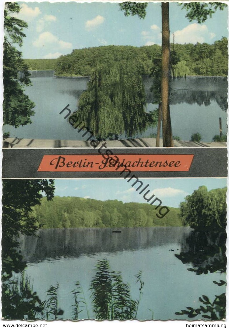 Berlin Zehlendorf - Schlachtensee - AK Grossformat - Verlag Herbert Meyerheim Berlin - Zehlendorf