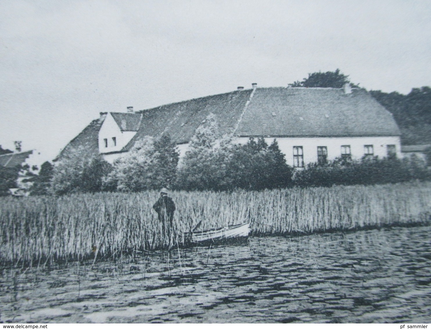 DR Nordschleswig 1905 Ansichtskarte Gruss Aus Norburg A. Alsen. Schloss Vom See Aus. Verlag P.H. Schmidt Norburg RRR - Danemark