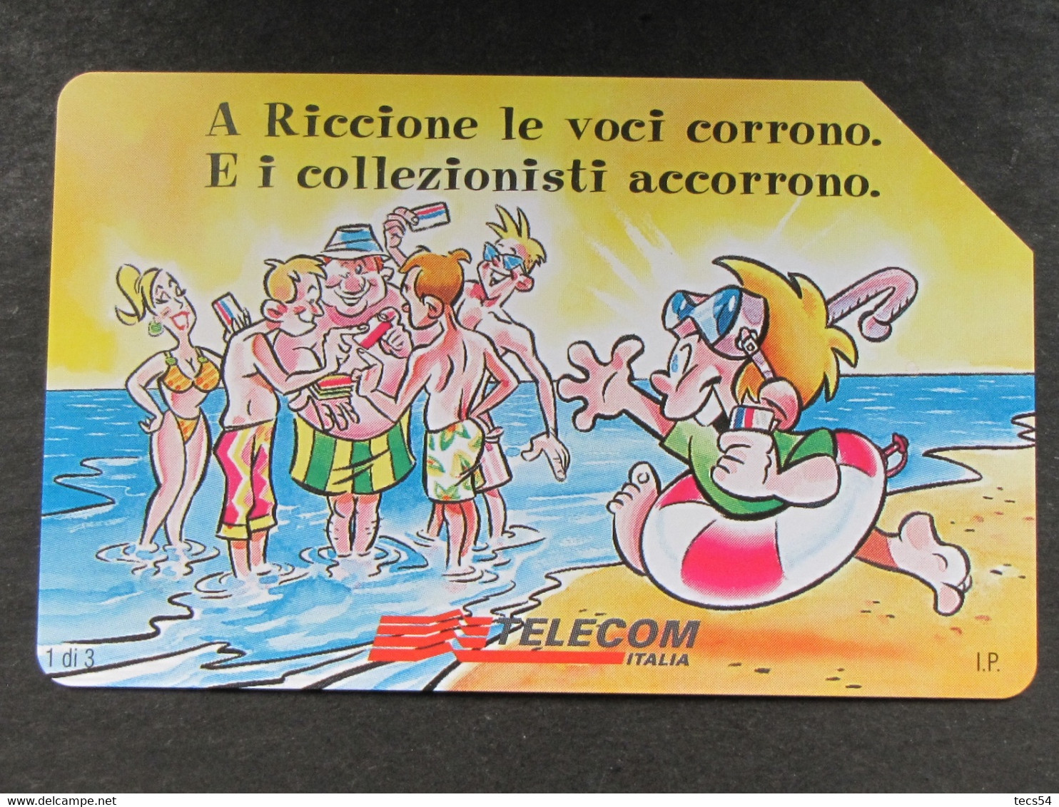 ITALIA 2965 C&C 866 G - RICCIONE 1998 LE VOCI CORRONO LIRE 5.000 - USATA PERFETTA - Pubbliche Pubblicitarie