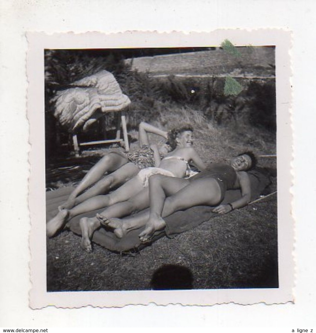 REF PHOR : Photo Originale3 Pin Up Au Soleil - 6 X 6 Cm - Pin-ups