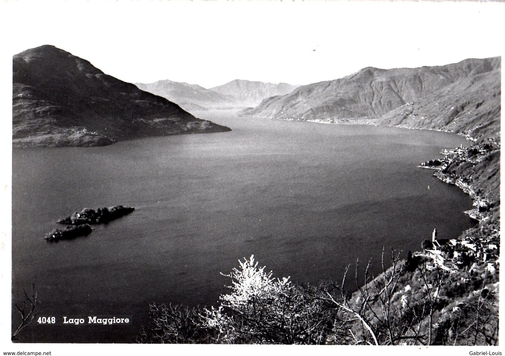 Lago Maggiore - Le Isole, Ronco, Brissago, Pino (Carte Grand Format 10 X 15) - Brissago