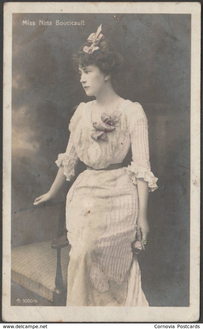 Actress Miss Nina Boucicault, C.1905 - Aristophot RP Postcard - Teatro