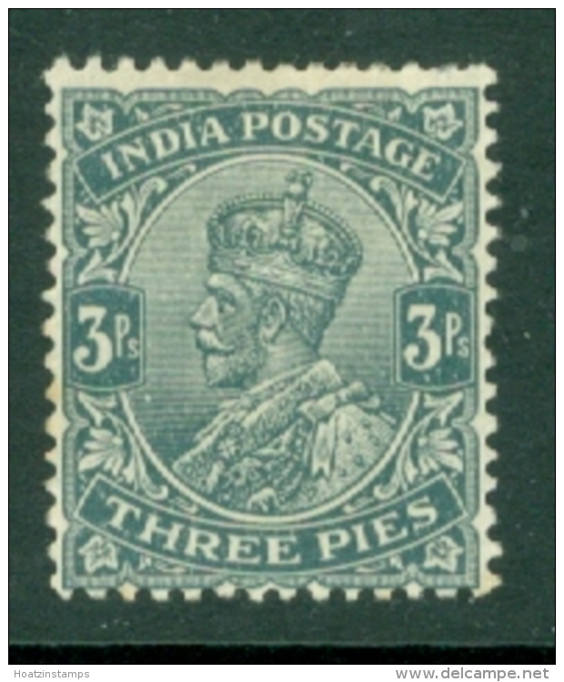 India: 1926/33   KGV      SG201    3p   MH - 1911-35 King George V