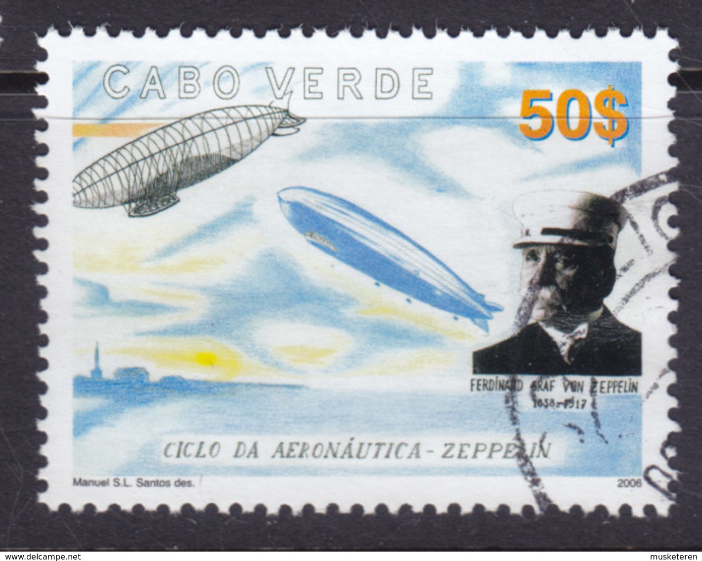 Cape Verde 2006 Mi. ???     50 E Geschichte Der Fliegerei Graf Zeppelin - Kap Verde