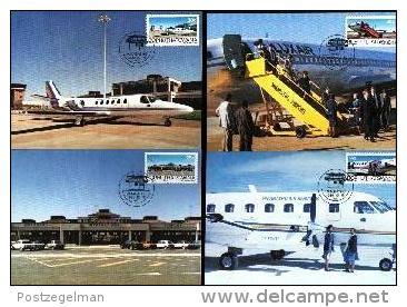 BOPUTHATSWANA, 1986,  Bop Airways,   Mint Maxicards, Nr(s.) 37-40 - Bophuthatswana