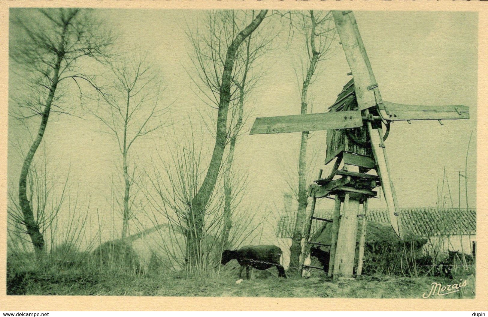 CPA 85 Moulin Servant à Broyer Les Fèves - Autres & Non Classés