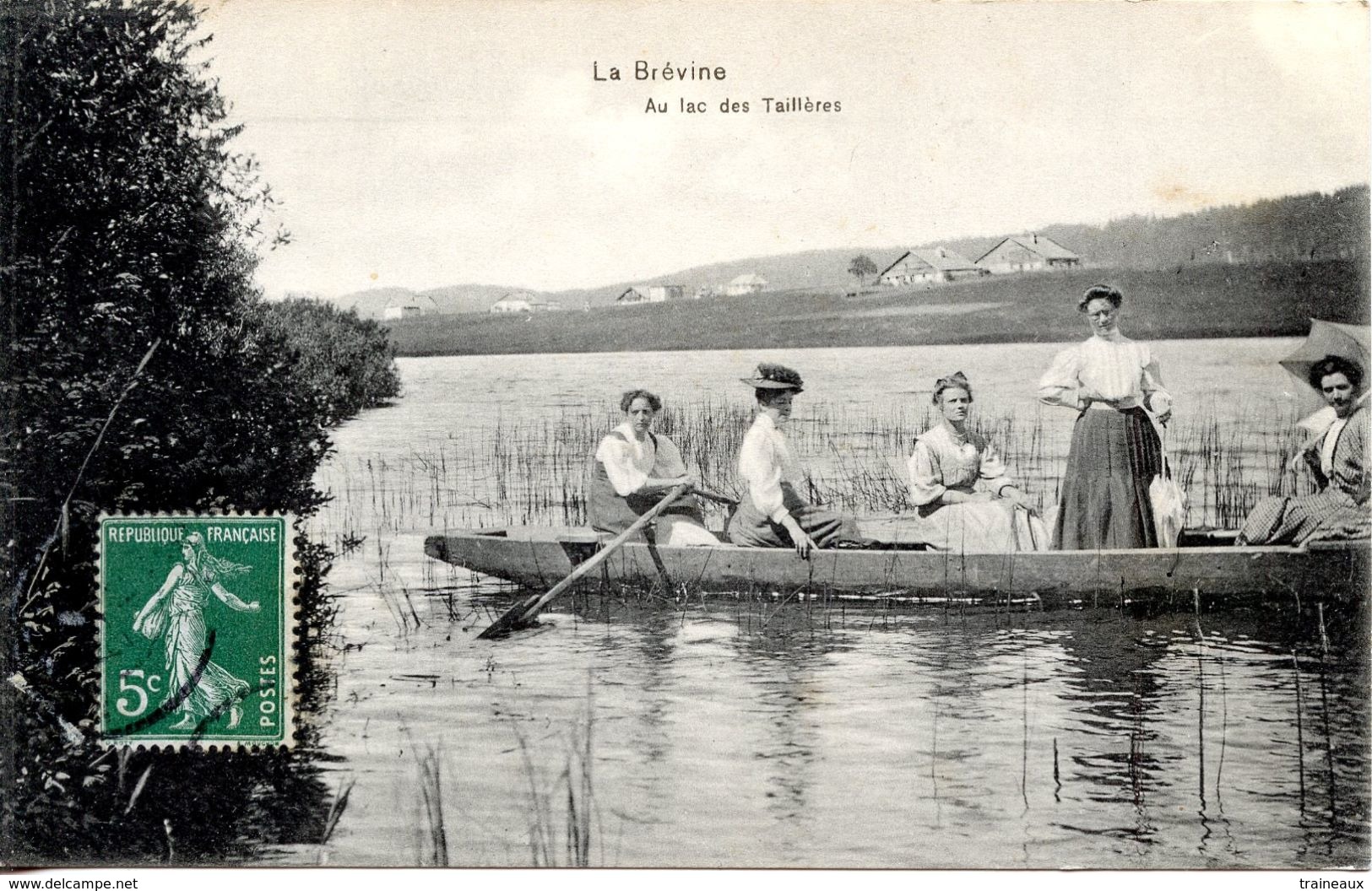 25 FRONTIERE FRANCO-SUISSE - LA BREVINE - AU LAC DES TAILLERES - Autres & Non Classés