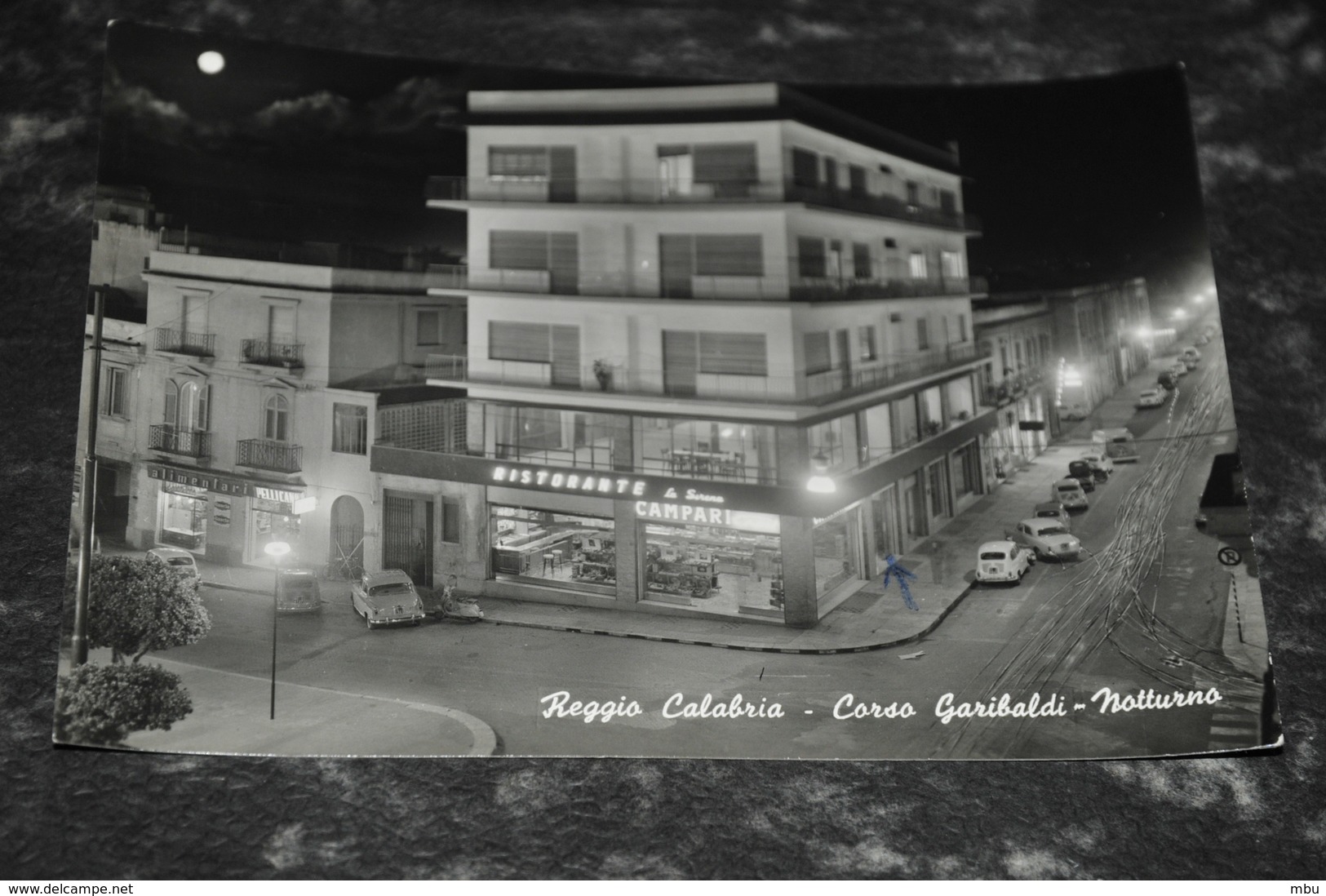 1336   Reggio Calabria   Corso Garibaldi   Notturno   1964    / Auto / Car / Coche / Voiture - Reggio Calabria