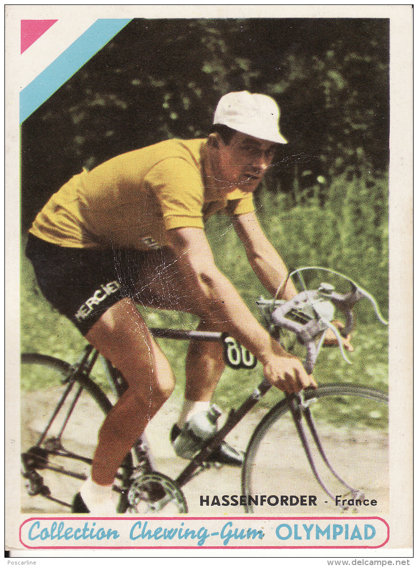 Cyclisme, Hassenforder, Collection Chewing - Gum Olympiad,  2 Scans, Lire Description - Cyclisme