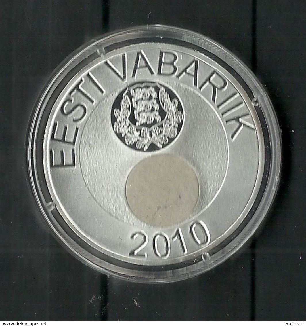 ESTLAND Estonia 2010 Silver Coin Silbermünze - Estonia