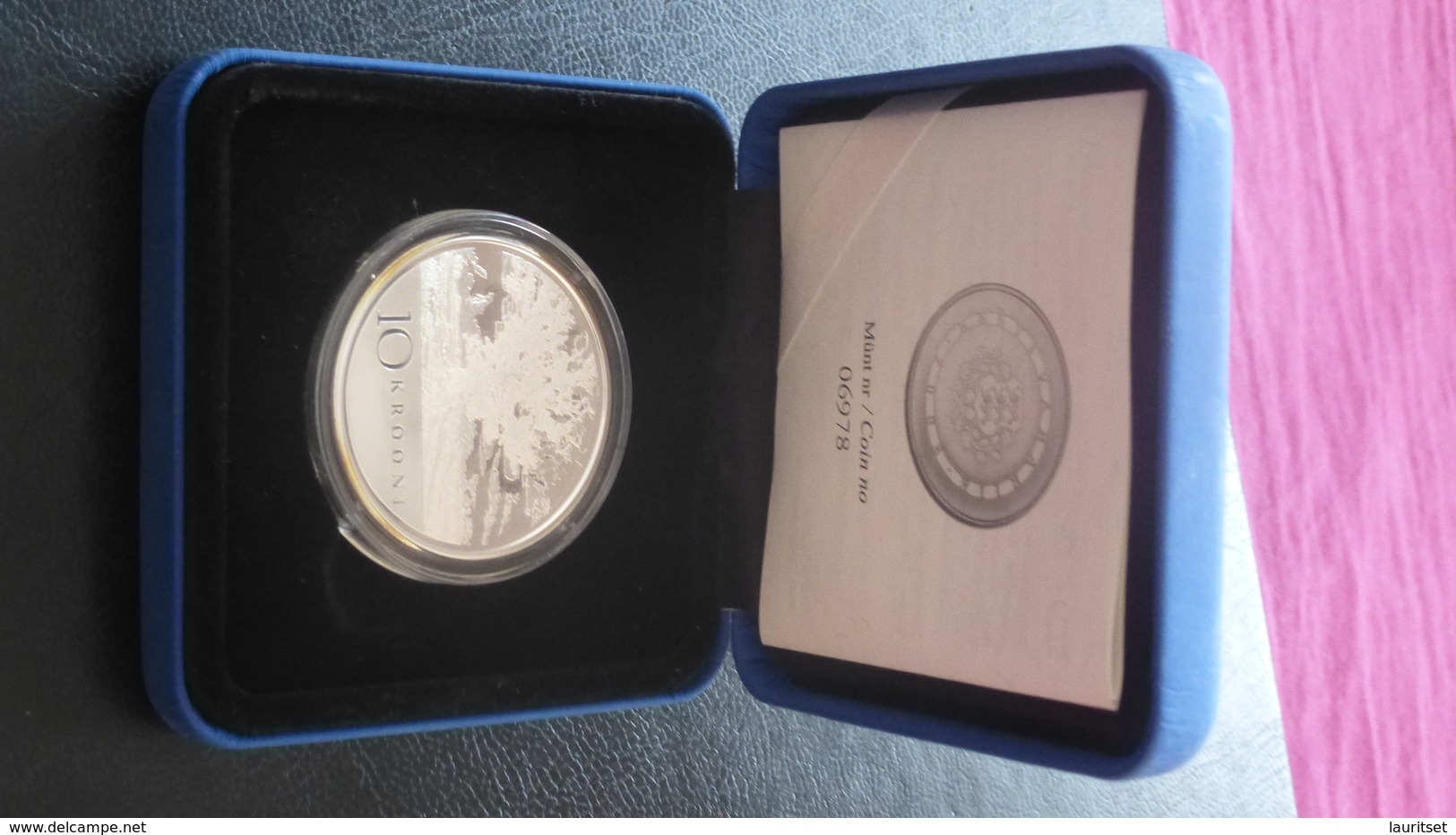 ESTLAND Estonia 2008 Silver Coin Silbermünze Eiche - Estonia