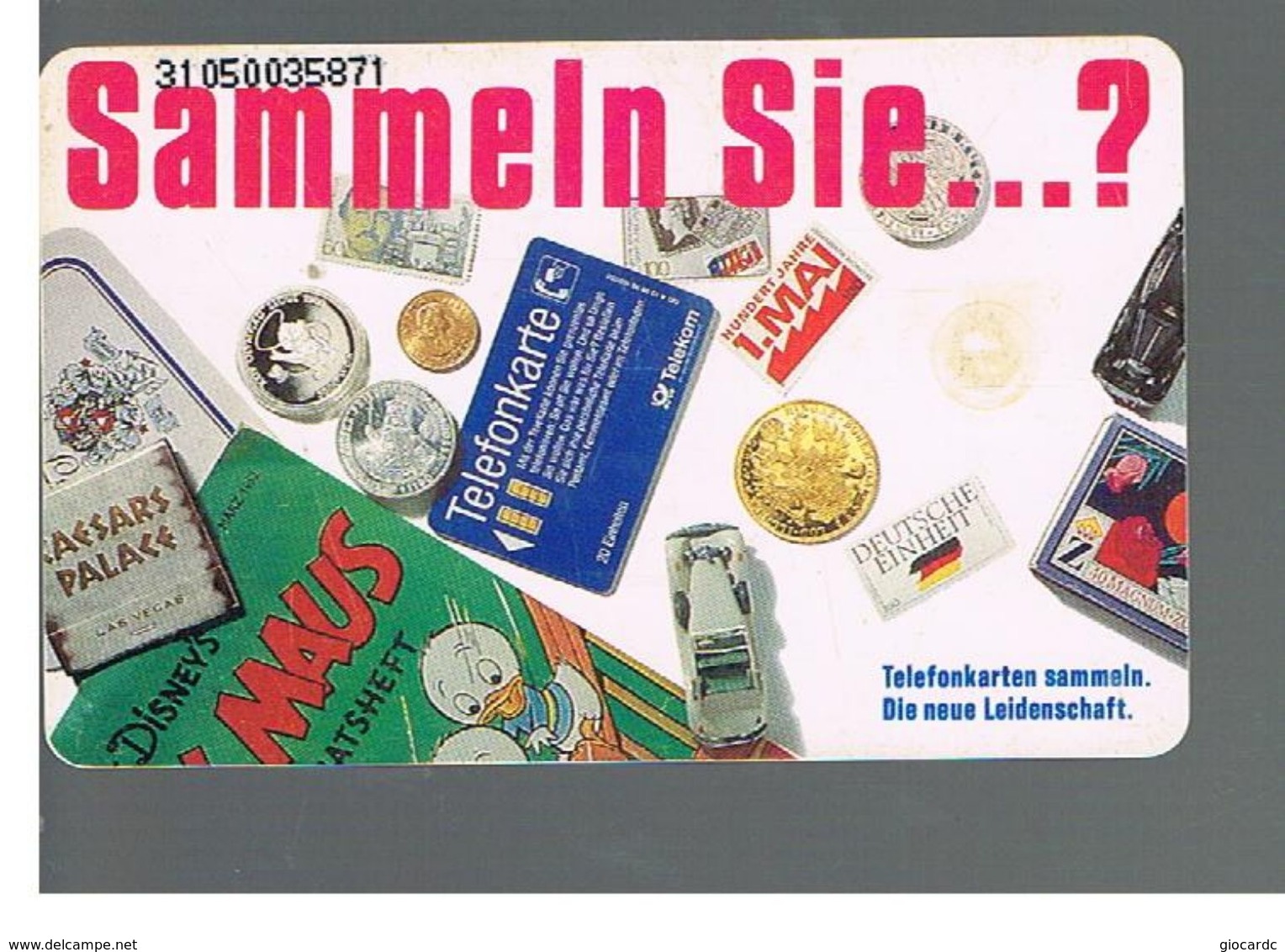 GERMANIA (GERMANY) -  1991 - SAMMELN     - USED - RIF.   11 - Francobolli & Monete