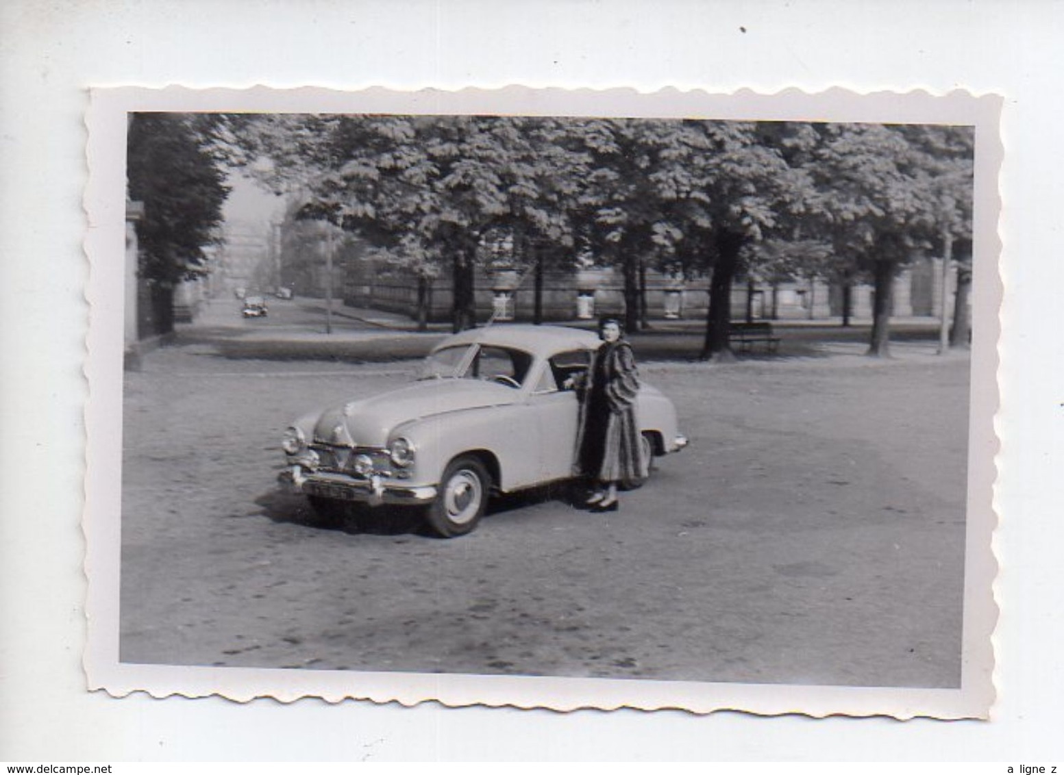 REF PHOR : Photo Originale   10 X 7 Automobile Borgward Libellée Strasbourg 1951 - Automobile