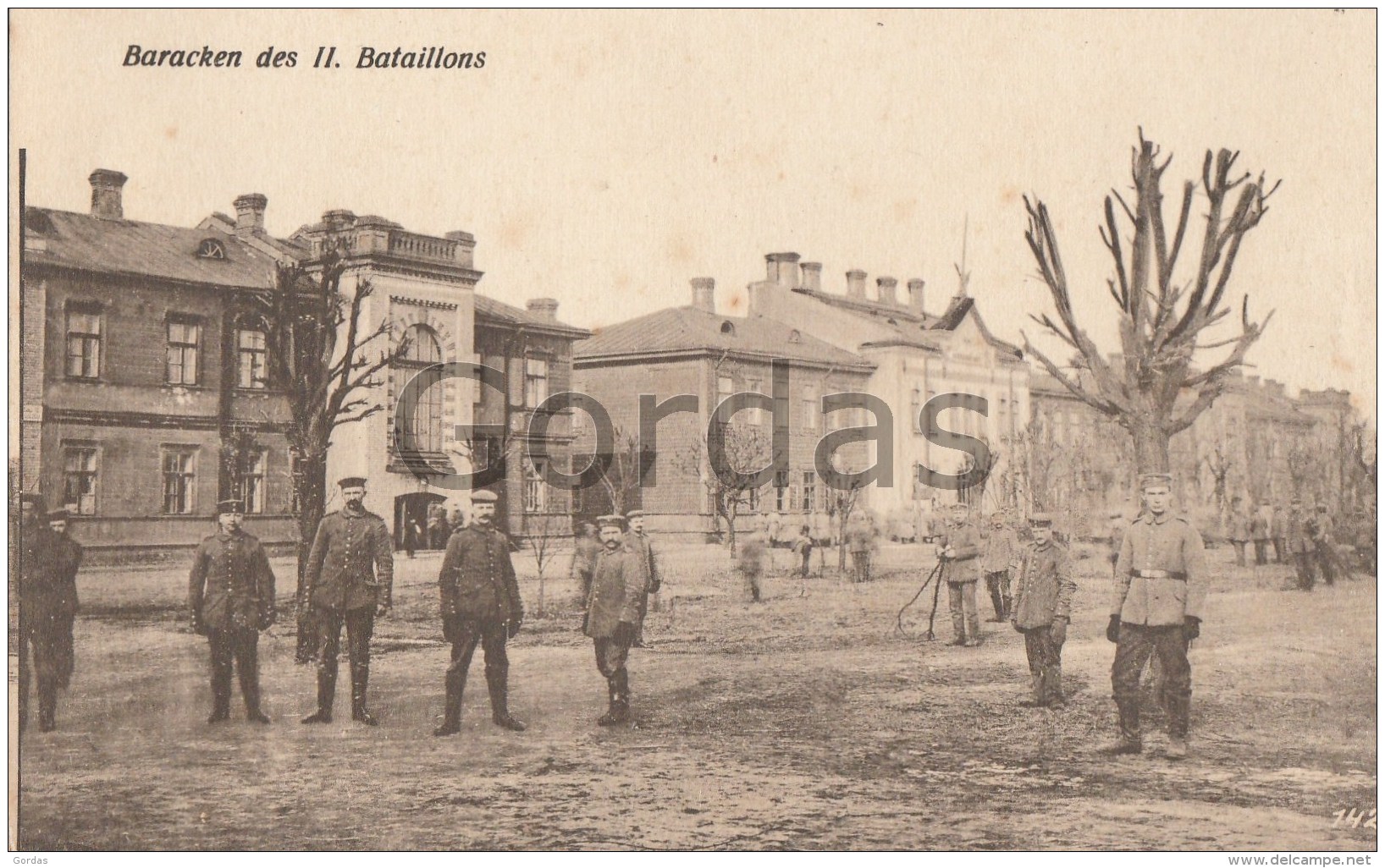 Poland - WW1 - Jablonna - Baracken Des II Bataillons - Personajes