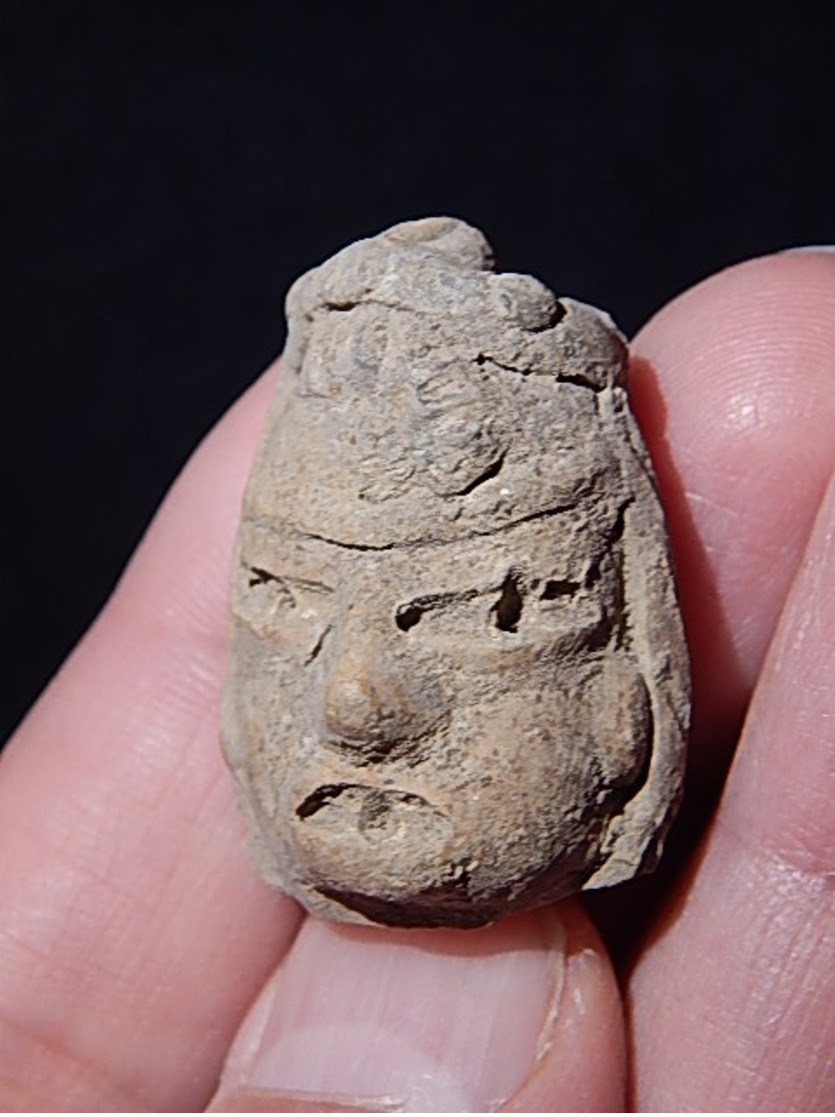 Ttête Déesse, Mexique Précolombien Préclassique. Pre Columbian 300 BC To 300 AD. - Archéologie