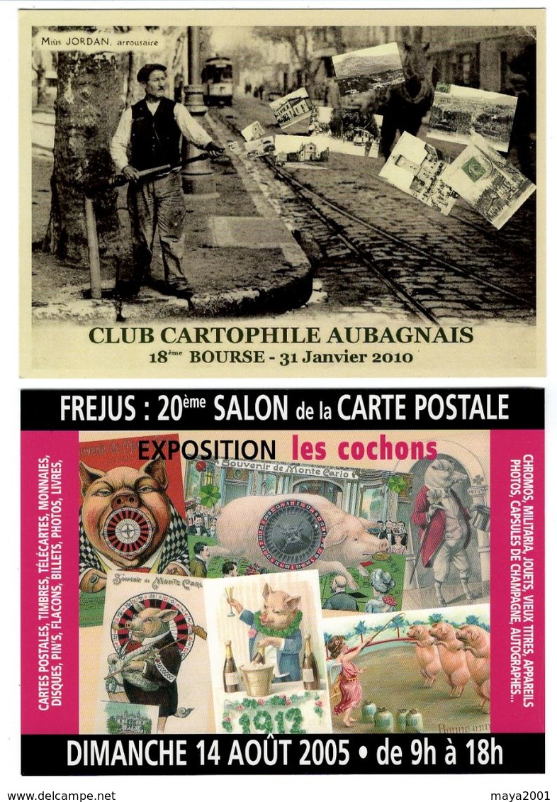 LOT  DE 40 CARTES  POSTALES    SALON  DE  CARTES  POSTALES  N39 - 5 - 99 Postkaarten