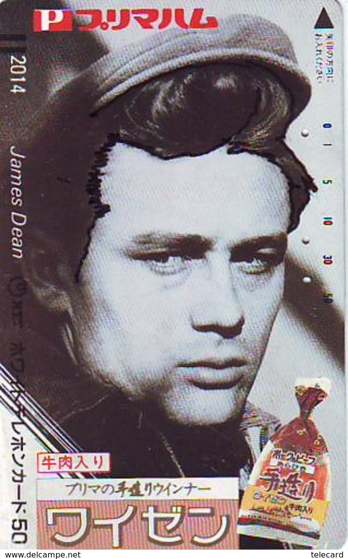 PHONECARD Japan * Vedette De Cinéma  * JAMES DEAN (68) Télécarte JAPON MOVIE *  * TELEFONKARTE * FILM * LEVI'S * MOVIE - Cinema