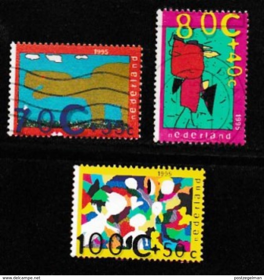 Nederland 1995 Kinder Zegels Gebruikt 1658-1660 # 1317 - Used Stamps