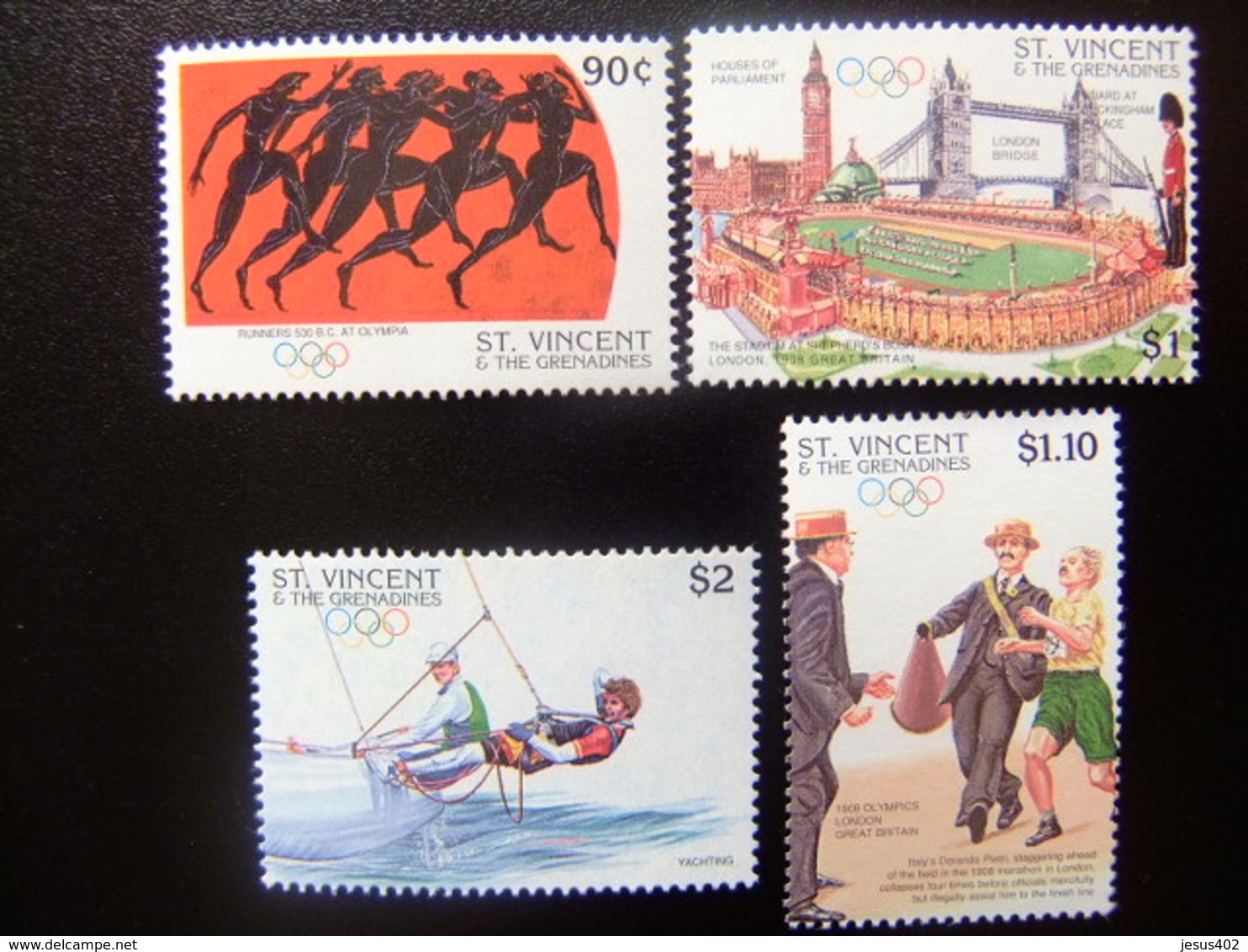 ST. VINCENT The GRENADINES 1996 Jeux Olympiques D' étè à Atlanta Yvert  2871 / 2874 ** MNH - St.Vincent Y Las Granadinas