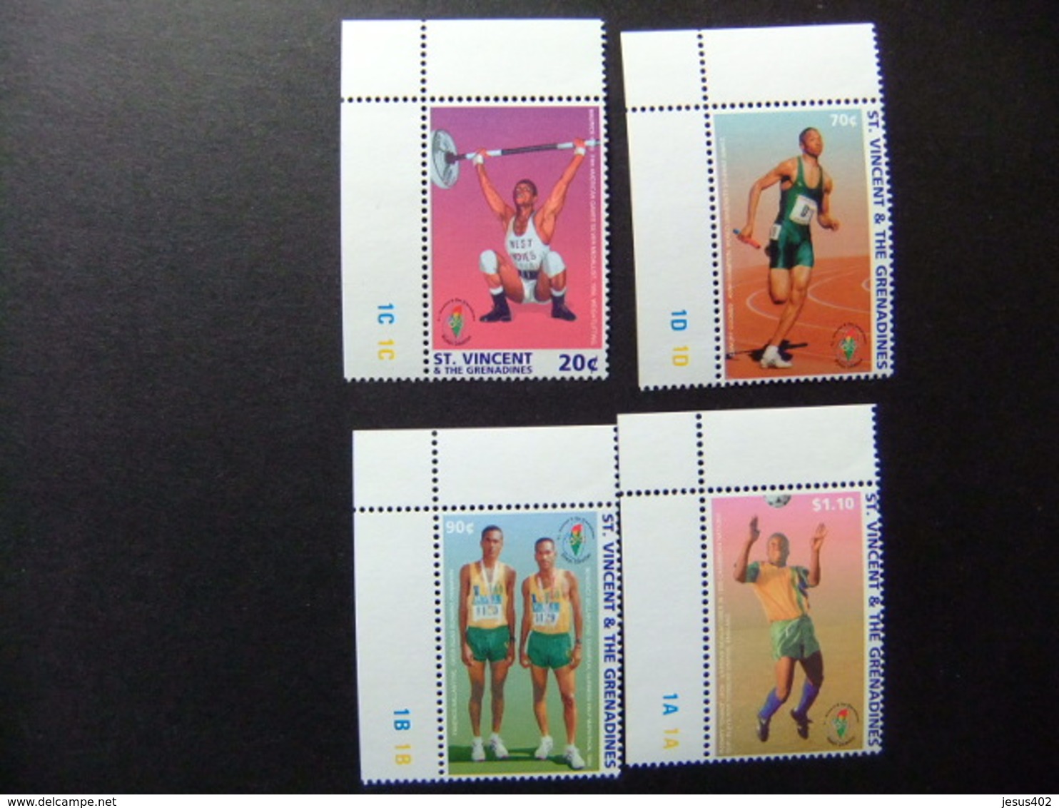 ST. VINCENT The GRENADINES 1996 Jeux Olympiques D' étè à Atlanta Yvert  2903 / 2906 ** MNH - Verano 1996: Atlanta