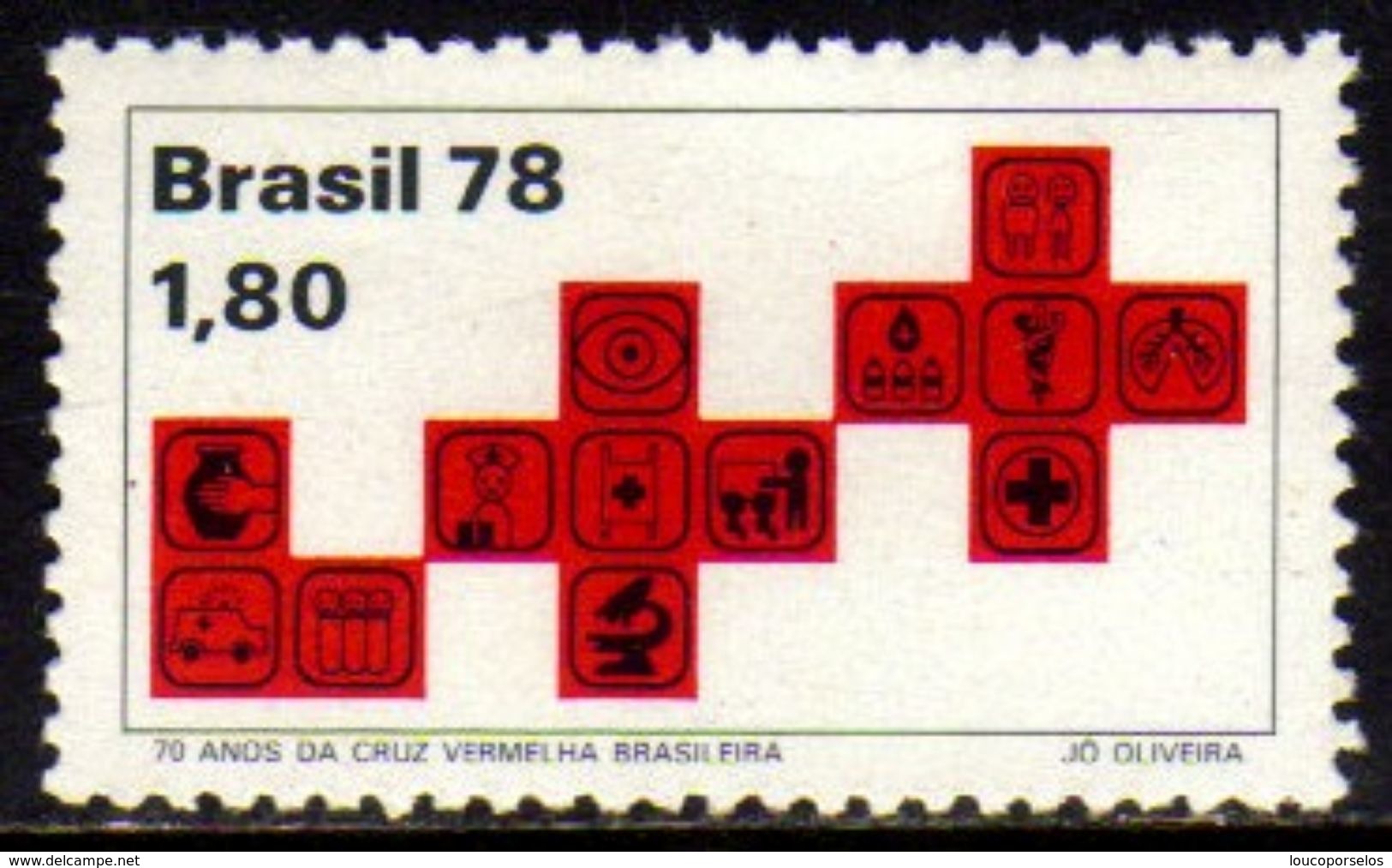 Brasil C 1075 Cruz Vermelha 1978 NNN - Ungebraucht