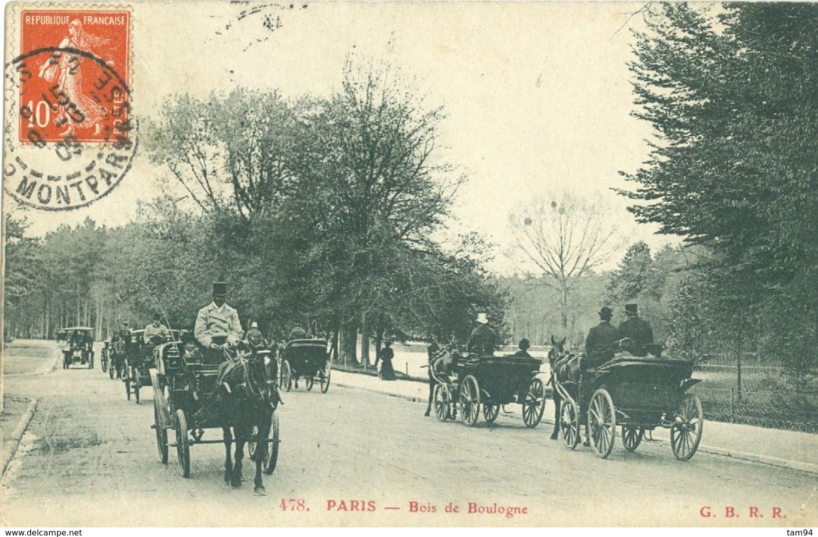 (75) PARIS : Bois De Boulogne (animée) - Altri & Non Classificati