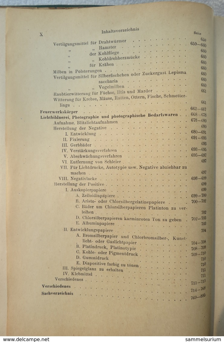 Buchheister/Ottersbach "Vorschriftenbuch für Drogisten" Herstellung der gebräuchlichen Verkaufsartikel von 1949