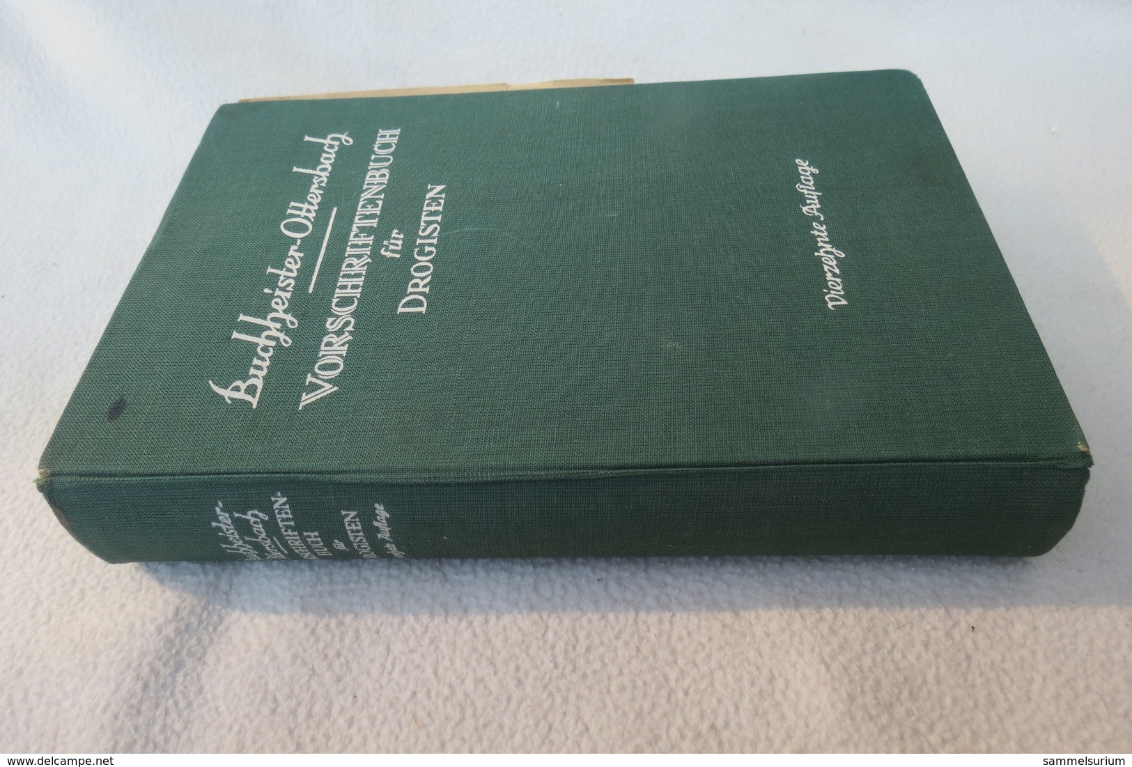 Buchheister/Ottersbach "Vorschriftenbuch für Drogisten" Herstellung der gebräuchlichen Verkaufsartikel von 1949