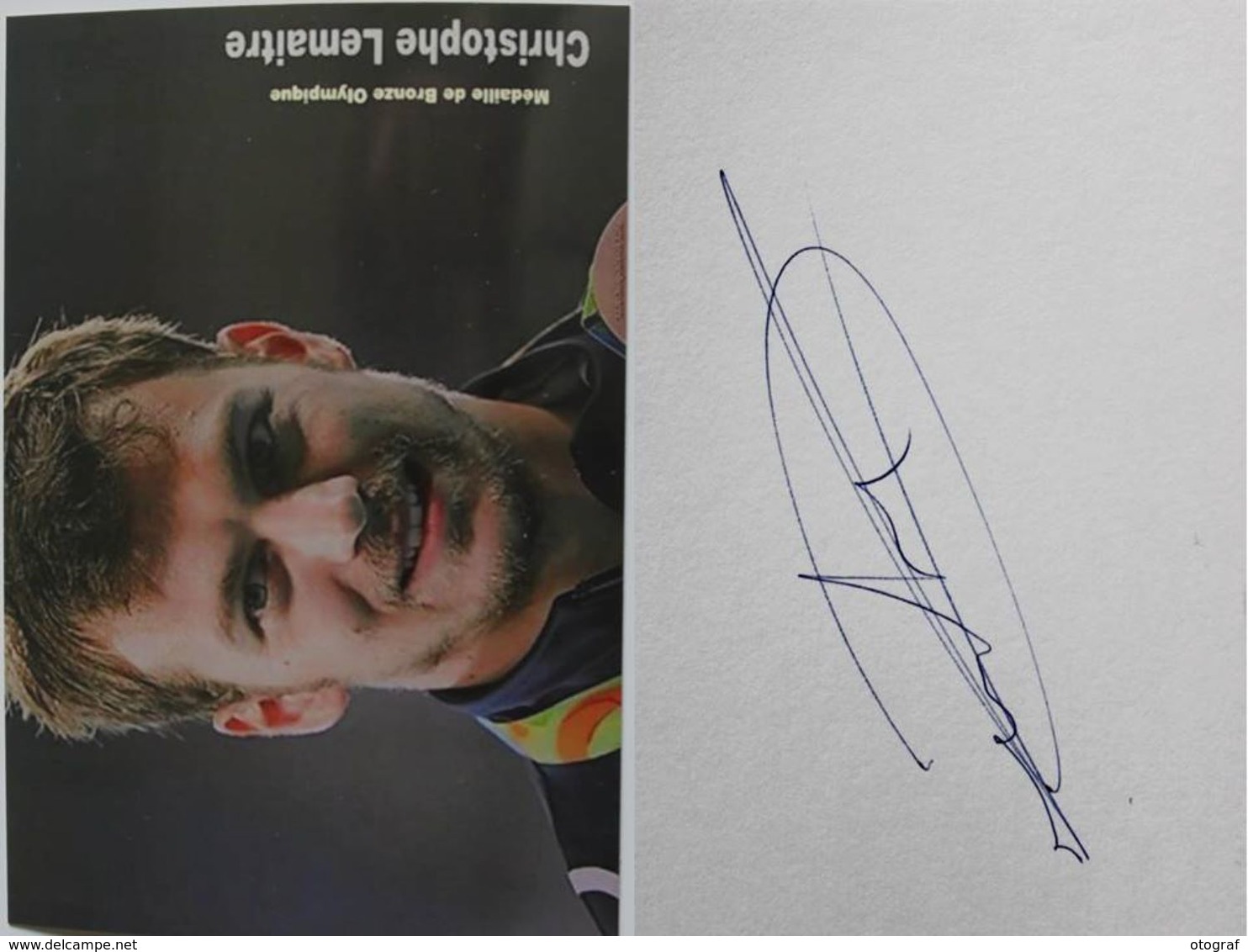 Athlétisme  - Christophe LEMAITRE  - Signé / Autographe / Hand Signed / Dédicace - Atletiek