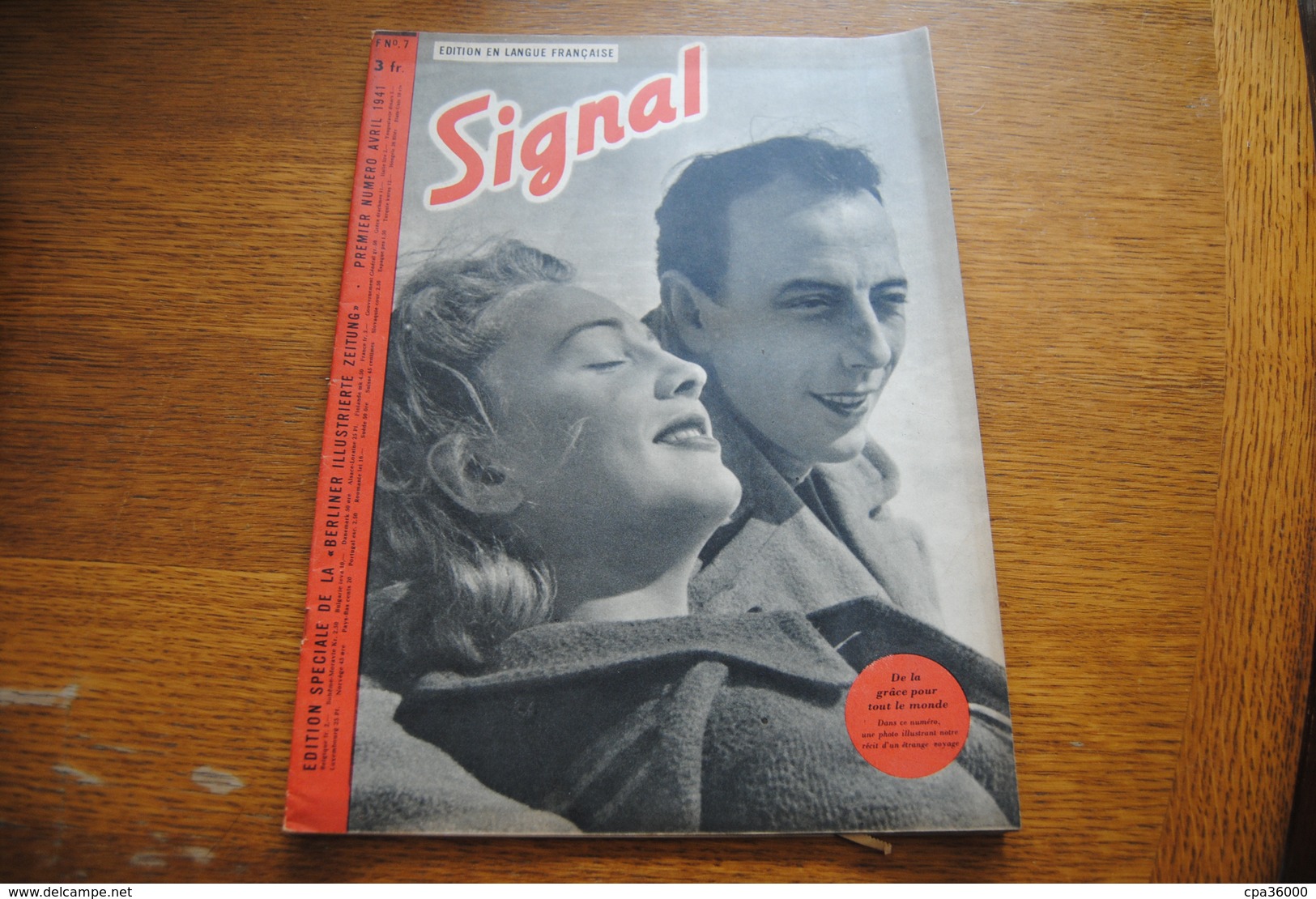 Revue SIGNAL 1941 N° 7  Militaria Guerre WWII - Autres & Non Classés