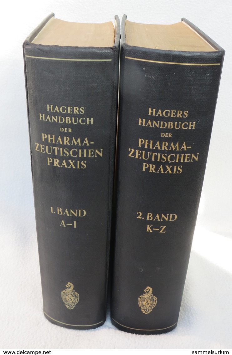 Hagers Handbuch Der Pharmazeutischen Praxis Von 1949, Band 1 (A-I) Und 2 (K-Z) - Gezondheid & Medicijnen