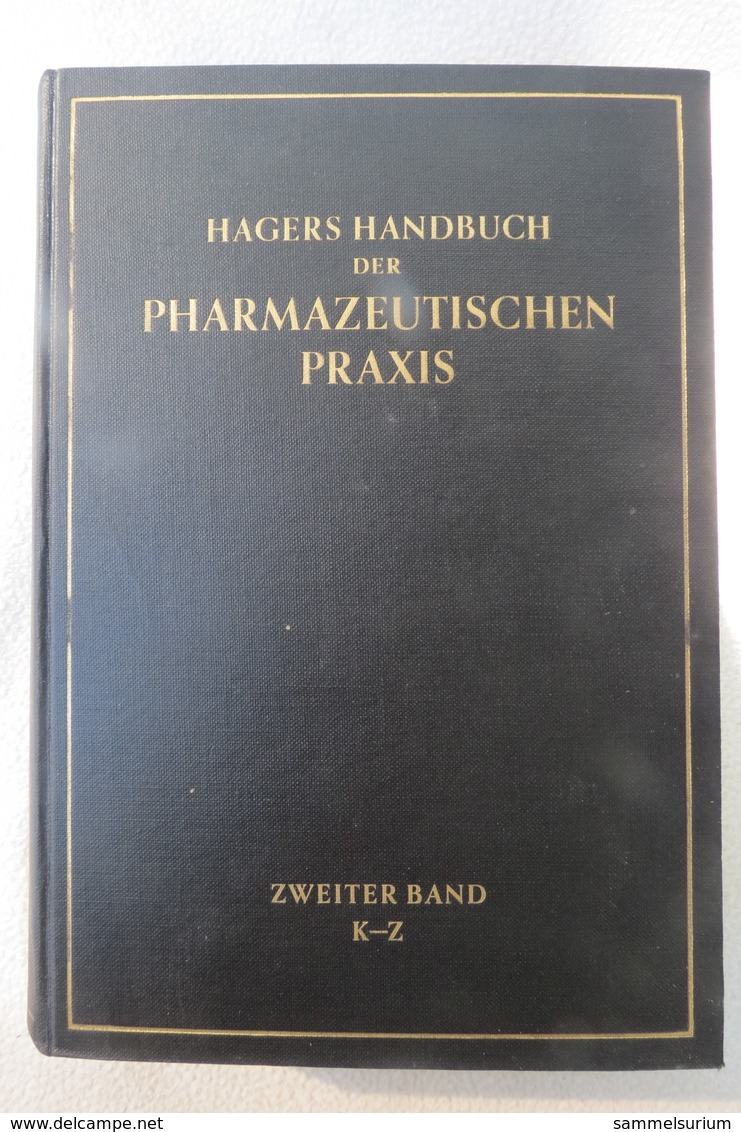 Hagers Handbuch der Pharmazeutischen Praxis von 1949, Band 1 (A-I) und 2 (K-Z)