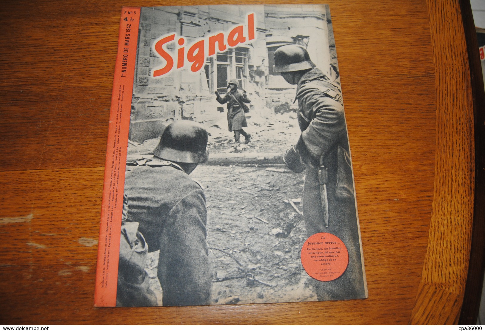 Revue SIGNAL 1942 N° 5  Militaria Guerre WWII - Autres & Non Classés