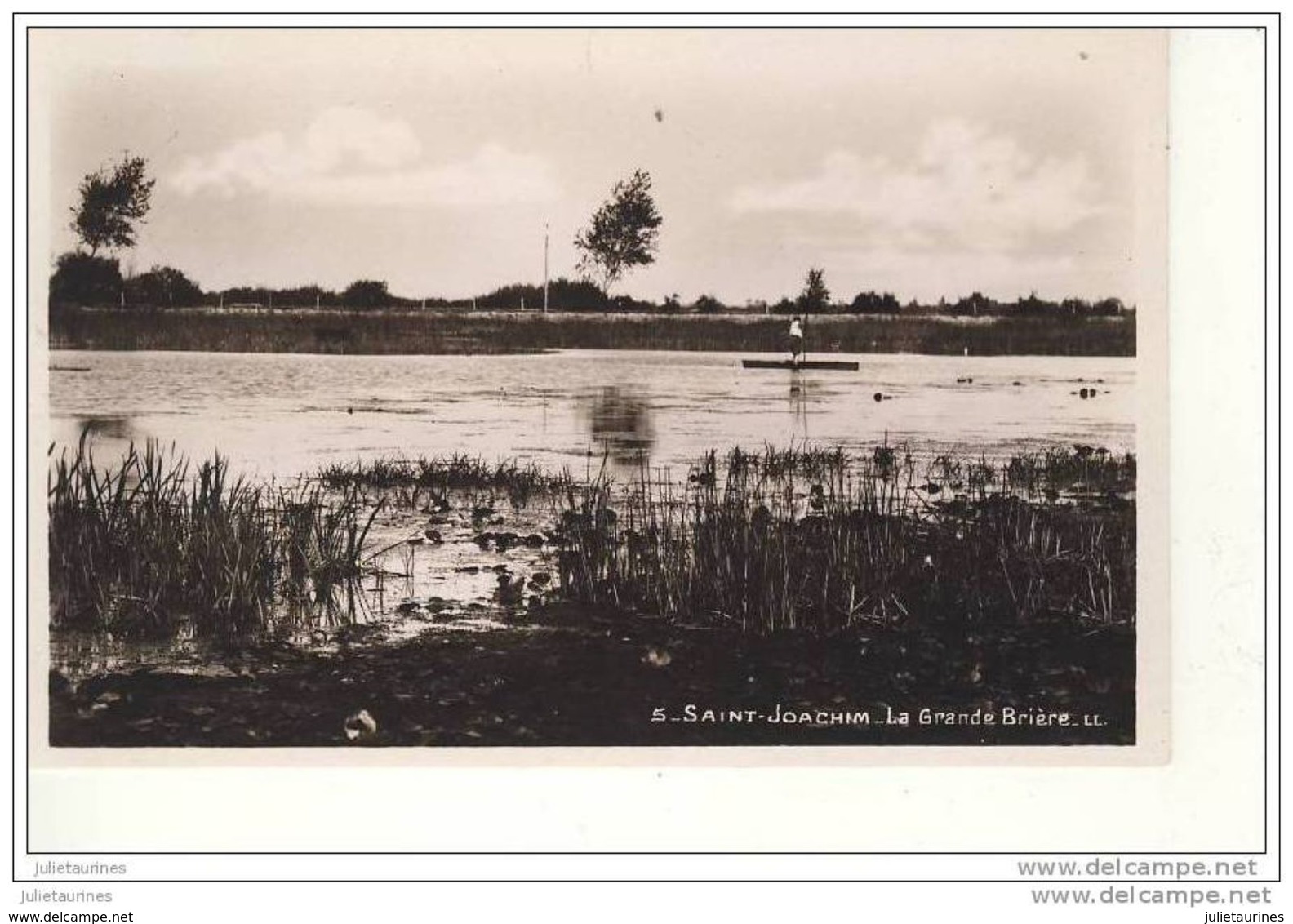 SAINT JOACHIM LA GRANDE BRIERE AVEC BARQUE CPSM BON ETAT - Saint-Joachim