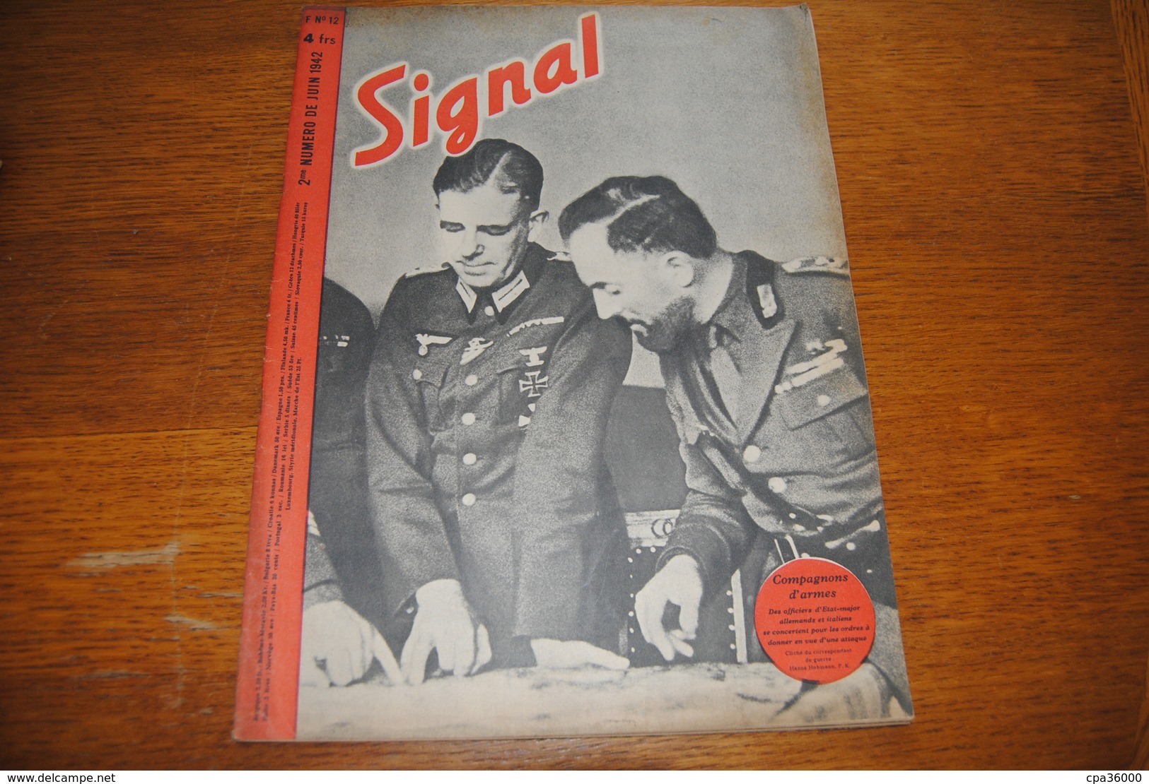 Revue SIGNAL 1942 N° 12  Militaria Guerre WWII - Autres & Non Classés