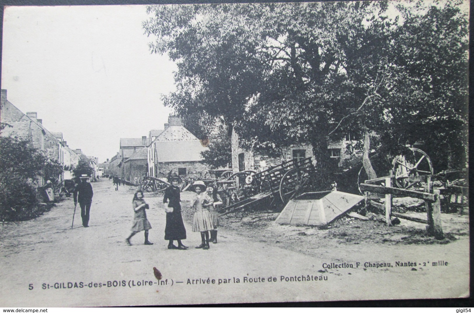 44  St GILDAS Des BOIS  Rte De PONCHATEAU 1918  CHARRON SEVERAC  REDON  MISSILLAC DREFFEAC - Otros & Sin Clasificación