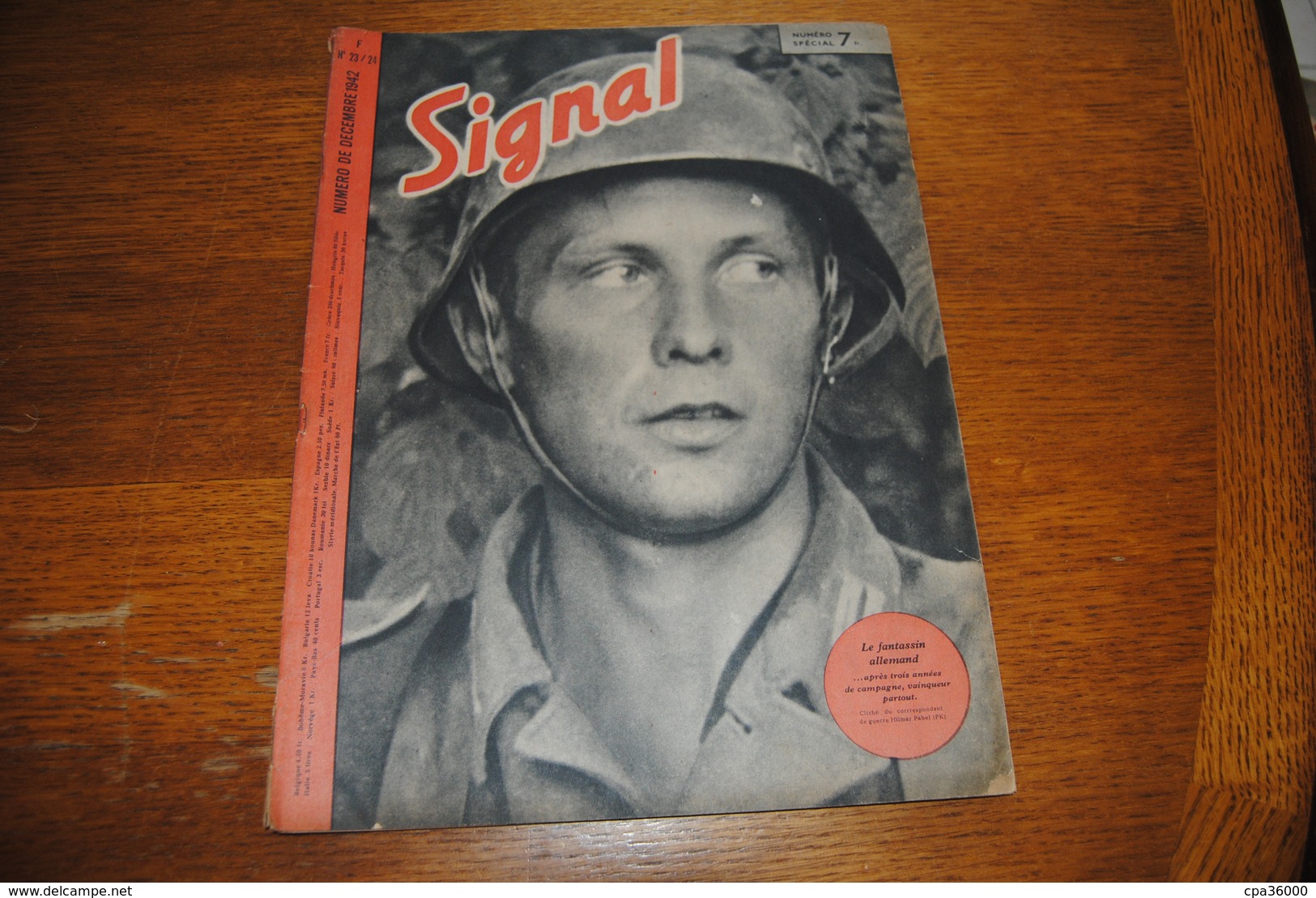 Revue SIGNAL 1942 N° 23/24  Militaria Guerre WWII - Autres & Non Classés