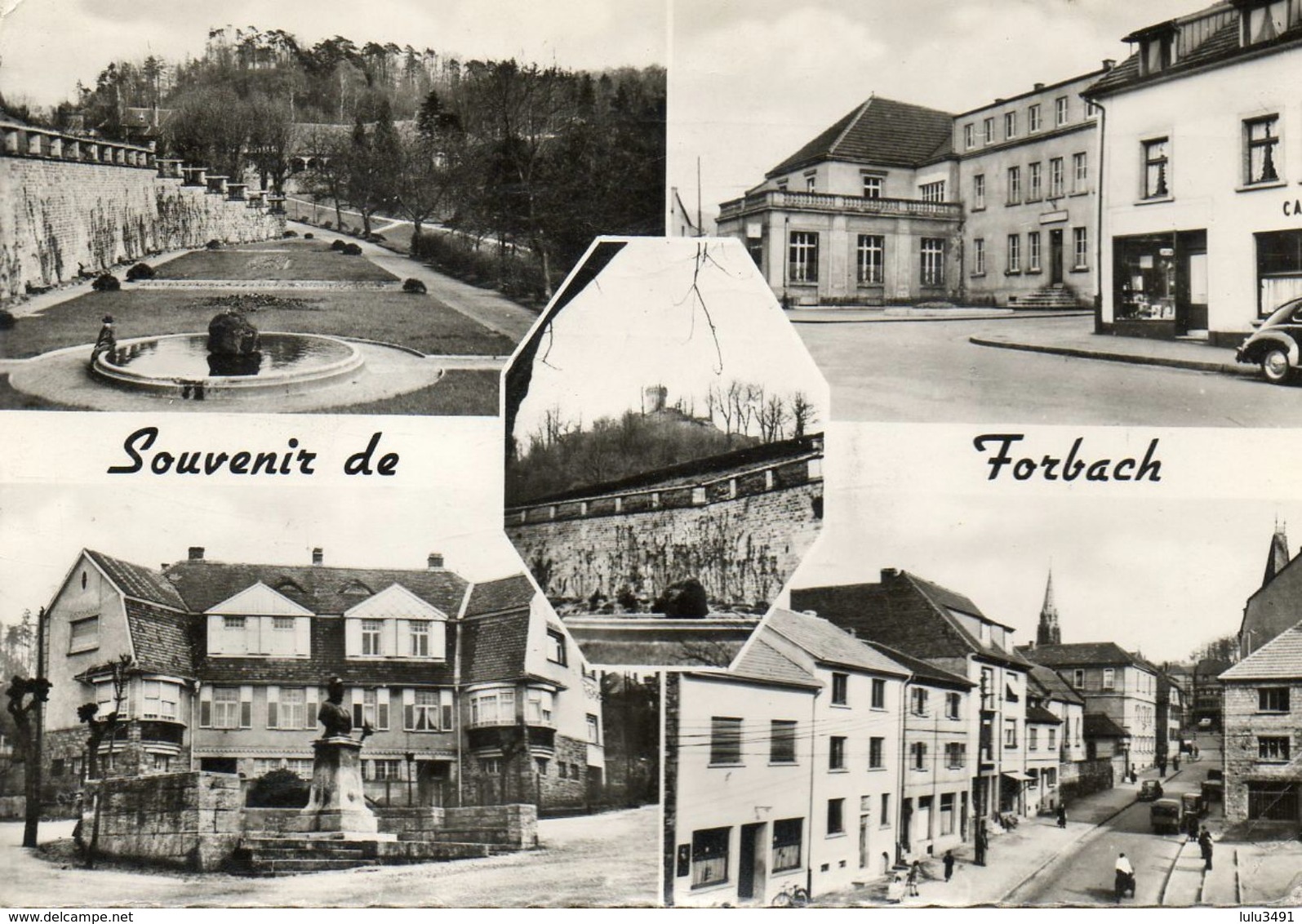 CPSM Dentelée - FORBACH (57) - Carte Multi-vues De 1955 - Forbach